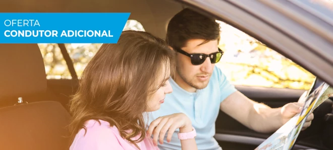 Reserve online e desfrute da oferta do Condutor Adicional